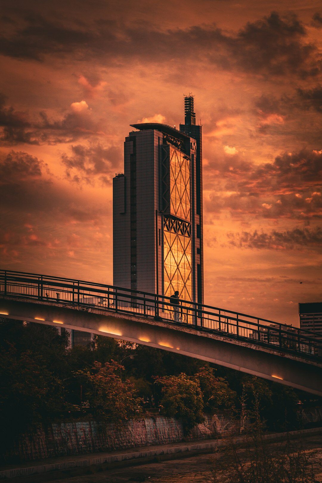 modern santiago skyscrapers